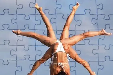 Yoga jigsaw puzzle