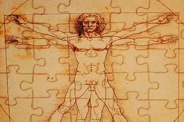 El hombre de vitruvio jigsaw puzzle