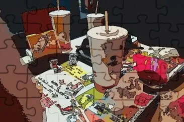 fast food jigsaw puzzle