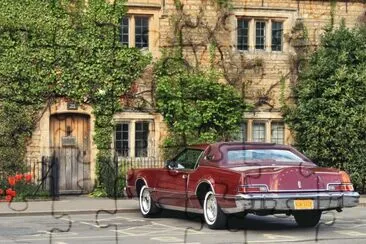 Lincoln Continental in the Cotswolds