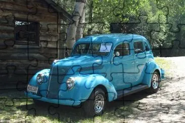 Woodsmens Car Show Boiestown NB 2013 jigsaw puzzle