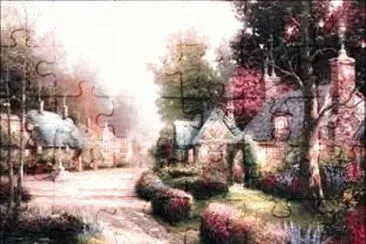 romantic village-37 jigsaw puzzle