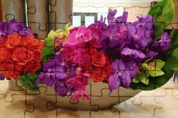 fleurs: jigsaw puzzle