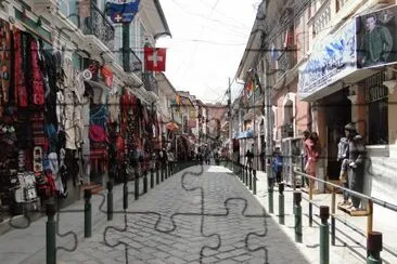 Calle de Las Brujas, La paz, Bolivia