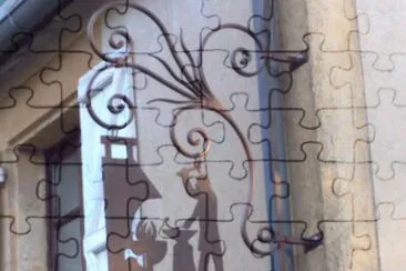 L 'insegna jigsaw puzzle