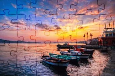 Boats in Water jigsaw puzzle