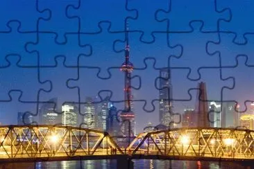 waibaidu bridge jigsaw puzzle