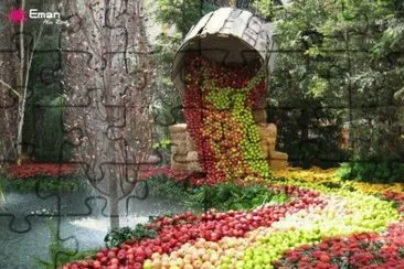 פאזל של cascada de frutas