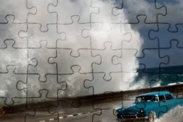 Water jigsaw puzzle