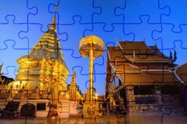 Chiang Mai Temple 2 jigsaw puzzle