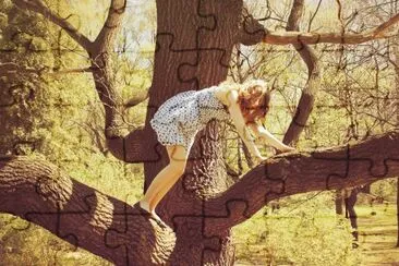 escalando un arbol jigsaw puzzle