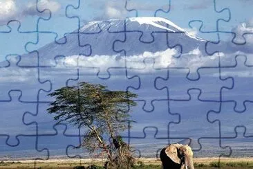 Mount Kilamanjaro/Africa jigsaw puzzle