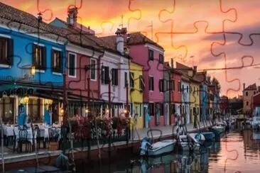 Beautiful Night in Burano