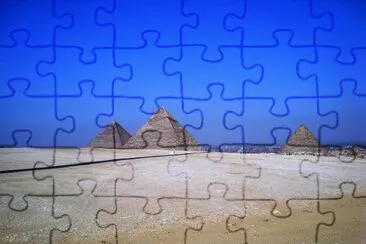 PirÃ¡mides de Gizah, Egipto. jigsaw puzzle