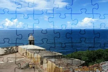 Castillo San Felipe El Morro, Puerto Rico. jigsaw puzzle