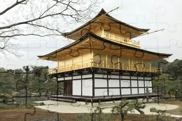 gold temple in japan