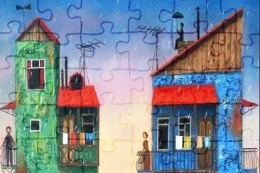 Raining jigsaw puzzle