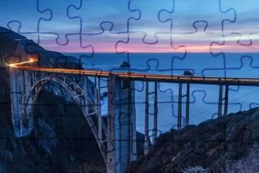 Bixby Bridge at Sunset