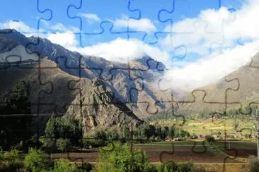 Valle peruano. jigsaw puzzle