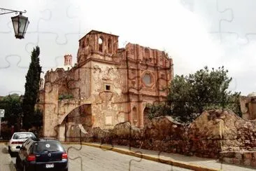 Templo en ruinas en Ciudad Zacatecas.