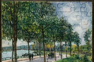 פאזל של Sisley allÃ©e de marronniers