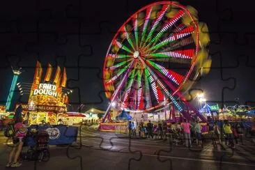 Cabarrus County Fair North Carolina jigsaw puzzle