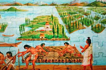 cultivo en chinampas