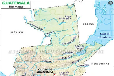 mapa de Guatemala