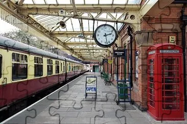 Loughborough Central Station, England jigsaw puzzle