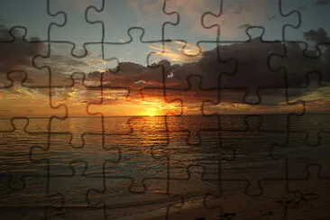 coucher de soleil Maurice jigsaw puzzle