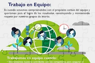 valor trabajo en equipo