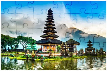 פאזל של Pura Ulun Danu Bratan Temple