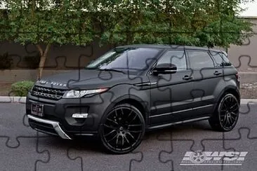 Range rover preto fosco