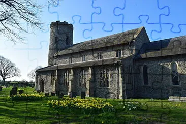 Burnham Norton Church, Norfolk, England jigsaw puzzle