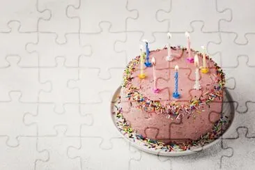 bday cake jigsaw puzzle