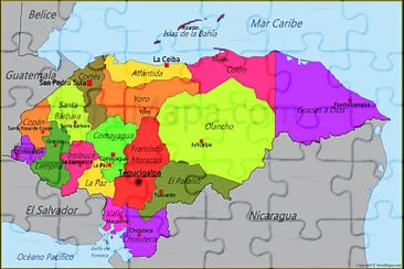 mapa de Honduras