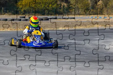 Kart jigsaw puzzle