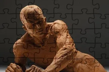 Hombre de barro jigsaw puzzle