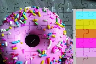 Donut Com Paleta jigsaw puzzle