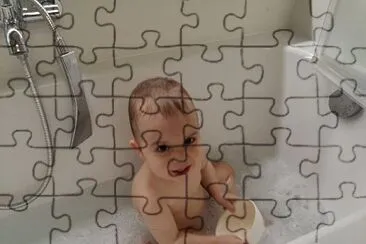 taking a bath jigsaw puzzle