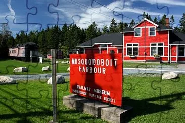 Railway Museum, Musquodoboit Harbour, N.S. Canada jigsaw puzzle