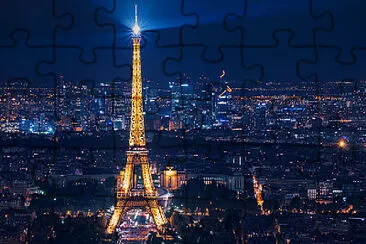 Eiffel jigsaw puzzle