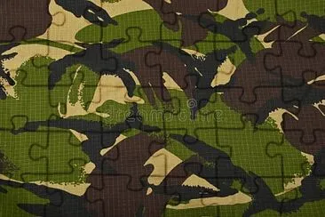 Camouflage jigsaw puzzle