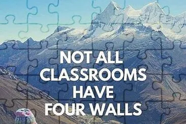 פאזל של not all classrooms have four walls