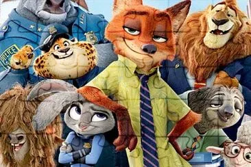 פאזל של Zootopia