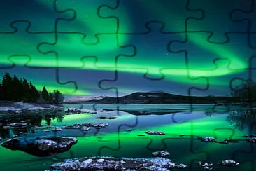 aurore borÃ©ale jigsaw puzzle