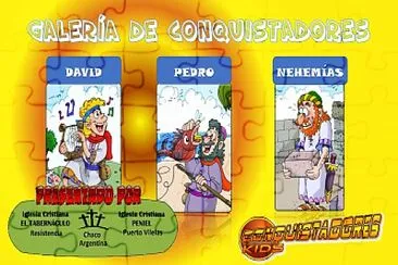 GalerÃ­a de conquistadores: David, Pedro, NehemÃ­as