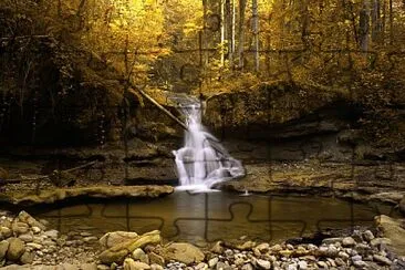 Autum waterfall