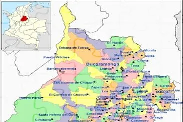 Mapa de santander