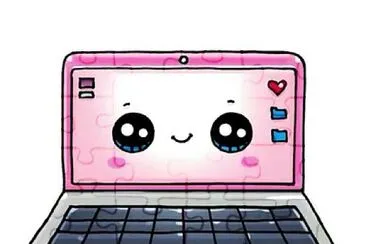 Laptop kawaii jigsaw puzzle